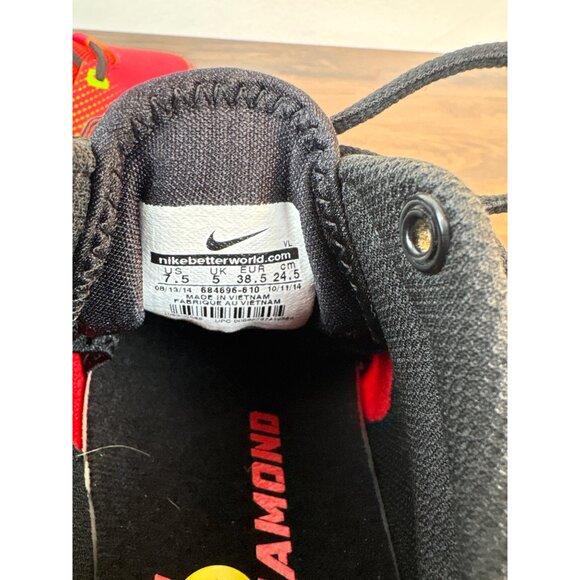 Nike Womens Hyper Diamond Strike Softball Metal Cleats Size 7.5 - Picture 4 of 8